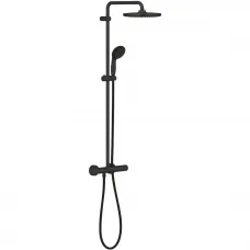 Душевая система Grohe Vitalio Start System 266772430 250 мм, с термостатом, черный матовый