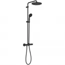Душевая система Grohe Vitalio Start System 266772430 250 мм, с термостатом, черный матовый