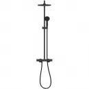 Душевая система Grohe Vitalio Start System 266772430 250 мм, с термостатом, черный матовый