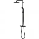 Душевая система Grohe Vitalio Start System 266772430 250 мм, с термостатом, черный матовый