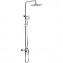 Душевая система Abber Weiss Insel AF8020L 250 мм, со смесителем, хром