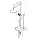 Душевая система 220 мм Am.Pm X-Joy F0785A700