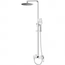 Душевая система 220 мм BelBagno Luce LUC-DOCM-CRM