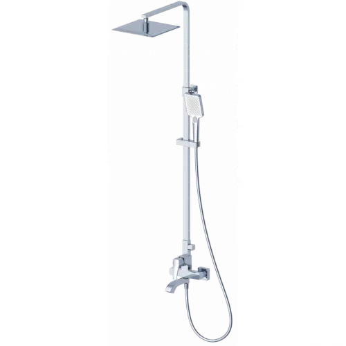 Душевая система Wonzon & Woghand Flex WW-88047072-CR 250 мм, со смесителем, хром
