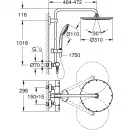 Душевая система 310 мм Grohe Euphoria XXL System 26075DC0
