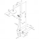 Душевая система 250 мм AM.PM Spirit 2.0 F0770A500