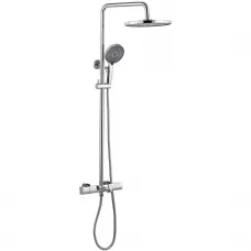 Душевая система Abber Thermostat AF8516 220 мм, с термостатом, хром