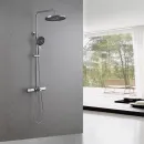 Душевая система Abber Thermostat AF8516L 220 мм, с термостатом, хром