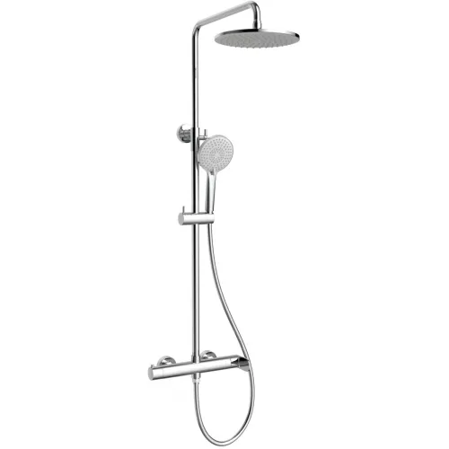 Душевая система Vincea Rondo VSFS-1R0CH 228 мм, со смесителем, хром