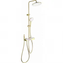Душевая система Wonzon & Woghand Muse Forte WW-B3580-BG 255 мм, с термостатом, золотой матовый