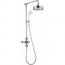 Душевая система Wonzon & Woghand Retro WW-B3041-CR 228 мм, со смесителем, хром