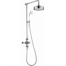 Душевая система Wonzon & Woghand Retro WW-B3041-CR 228 мм, со смесителем, хром