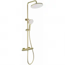 Душевая система Wonzon & Woghand Neo WW-B3045-A-BG 255 мм, с термостатом, золотой матовый