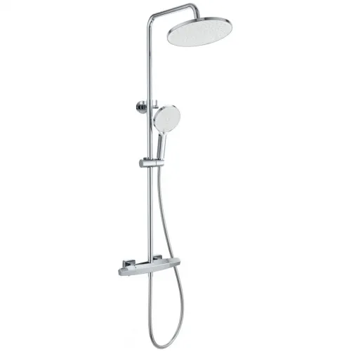 Душевая система Wonzon & Woghand Neo WW-B3045-A-CR 255 мм, с термостатом, хром