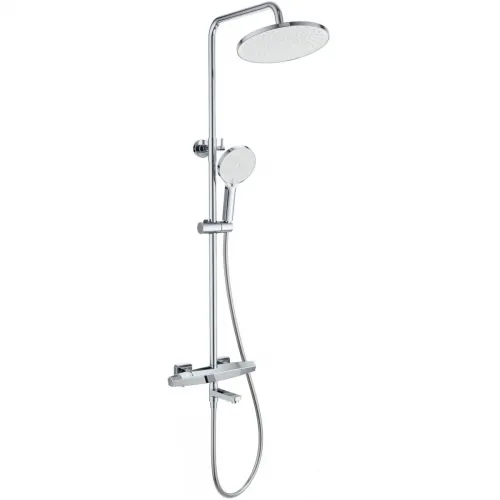 Душевая система Wonzon & Woghand Neo WW-B3046-A1-CR 255 мм, с термостатом, хром