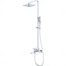 Душевая система Wonzon & Woghand Edge WW-88739003-CR 250 мм, со смесителем, хром