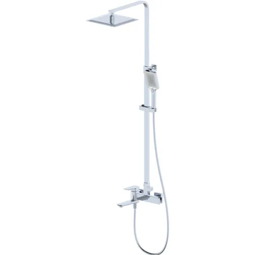Душевая система Wonzon & Woghand Edge WW-88739003-CR 250 мм, со смесителем, хром