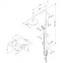 Душевая стойка 220 мм AM.PM Spirit 2.0 F40870A24