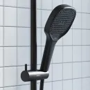 Душевая стойка Damixa Merkur 940000300 300x210 мм, черный матовый