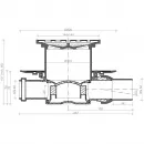 Душевой трап Pestan Confluo Standard Square 3 13000007 144x144/50 мм, с решеткой, перфорированный, хром
