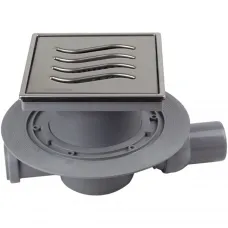 Душевой трап Pestan Confluo Standard Tide Mask 2 13000071 144x144/50 мм, с решеткой, перфорированный, хром