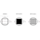 Душевой трап 144x144/50 мм белый глянец/золотой Pestan Confluo Standard White Glass Gold 3 13000158