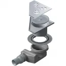 Душевой трап Pestan Confluo Standard Angle 2 13000014 194x194/50 мм, с решеткой, перфорированный, хром