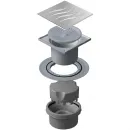 Душевой трап Pestan Confluo Standard Tide Vertical 13000018 144x144/50 мм, с решеткой, перфорированный, хром