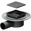 Душевой трап Am.Pm MasterFlow W01BD-P11-010-01BM 99x99/50 мм, с решеткой, перфорированный, черный матовый