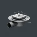 Душевой трап Am.Pm MasterFlow W01BD-P11-010-01SB 99x99/50 мм, с решеткой, перфорированный, матовый хром