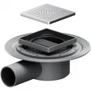Душевой трап Am.Pm MasterFlow W01BD-P11-010-01SB 99x99/50 мм, с решеткой, перфорированный, матовый хром