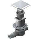 Душевой трап Pestan Confluo Standard Plate 2 13702563 94x94/50 мм, с решеткой, 2 в 1 под плитку, хром