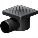 Душевой трап Am.Pm PrimeFlow W02BD-P11-010-01BM 100x100/50 мм, с решеткой, перфорированный, черный матовый