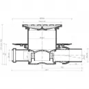 Душевой трап Pestan Confluo Standard Square 2 13000006 144x144/50 мм, с решеткой, перфорированный, хром