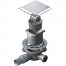 Душевой трап Pestan Confluo Standard Plate 3 13702564 94x94/50 мм, с решеткой, 2 в 1 под плитку, хром