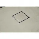 Душевой трап Pestan Confluo Standard Plate 4 13702565 94x94/50 мм, с решеткой, 2 в 1 под плитку, хром/матовый хром