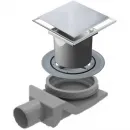Душевой трап Pestan Confluo Standard Plate 8 13702566 94x94/50 мм, с решеткой, 2 в 1 под плитку, хром/матовый хром