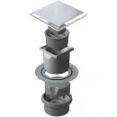 Душевой трап Pestan Confluo Standard Plate Vertical 13702567 94x94/50 мм, с решеткой, 2 в 1 под плитку, хром