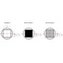 Душевой трап 144x144/50 мм золотой/черный глянец Pestan Confluo Standard Black Glass Gold 4 13000155