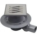 Душевой трап Pestan Confluo Standard Tide 1 13000001 144x144/50 мм, с решеткой, перфорированный, хром