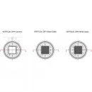 Душевой трап 94x94/50 мм белый глянец/золотой Pestan Confluo Standard Dry White Glass Gold Vertical 13000181