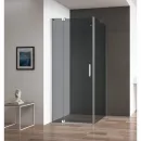 Душевой уголок 100-110x99,5 см Cezares SLIDER-AH-1-100-100/110-GRIGIO-Cr графитовое