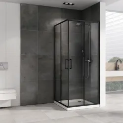 Душевой уголок 90x90 см Abber Schwarzer Diamant AG02090B5 прозрачное