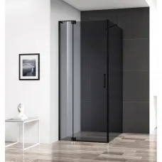 Душевой уголок 100-110x99,5 см Cezares SLIDER-AH-1-100-100/110-GRIGIO-NERO графитовое