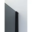Душевой уголок 100-110x99,5 см Cezares SLIDER-AH-1-100-100/110-GRIGIO-NERO графитовое