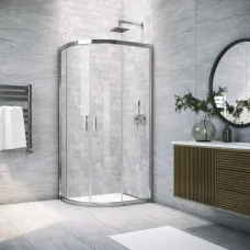 Душевой уголок Vegas Glass ZS-F TUR NOVO 120*90 08 02 120x90 см, профиль хром, стекло шиншилла