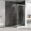 Душевой уголок 100x100 см Abber Schwarzer Diamant AG02100H прозрачное