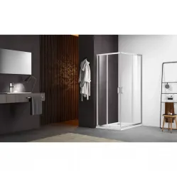 Душевой уголок 100x100 см Aquatek AQ ARI KV 10020CH прозрачное