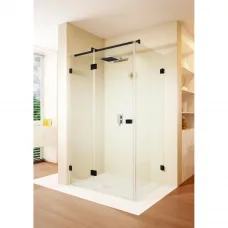 Душевой уголок Riho Scandic NXT X203 G001067121 117,2x97,2 см L, профиль черный матовый, стекло прозрачное