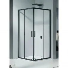 Душевой уголок Riho Hamar 2.0 R207 G007004121 80x80 см, профиль черный матовый, стекло прозрачное